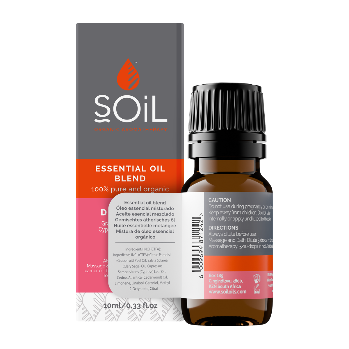 De-Stress - Organic Essential Oil Blend 10ml