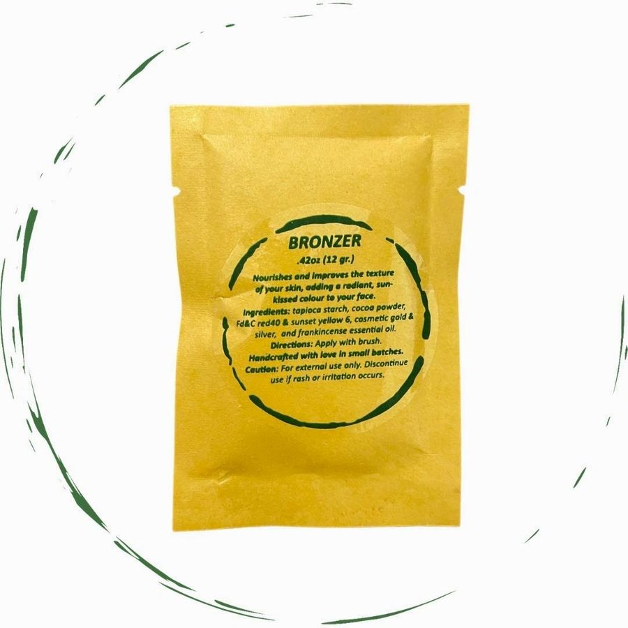 All-Natural Bronzer Loose Powder. Eco-Friendly