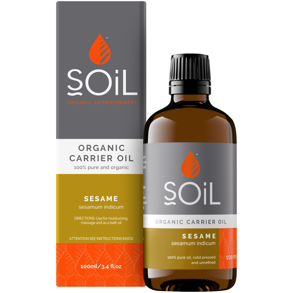 Organic Sesame Seed Oil (Sesame Inidcum Linn) 100ml
