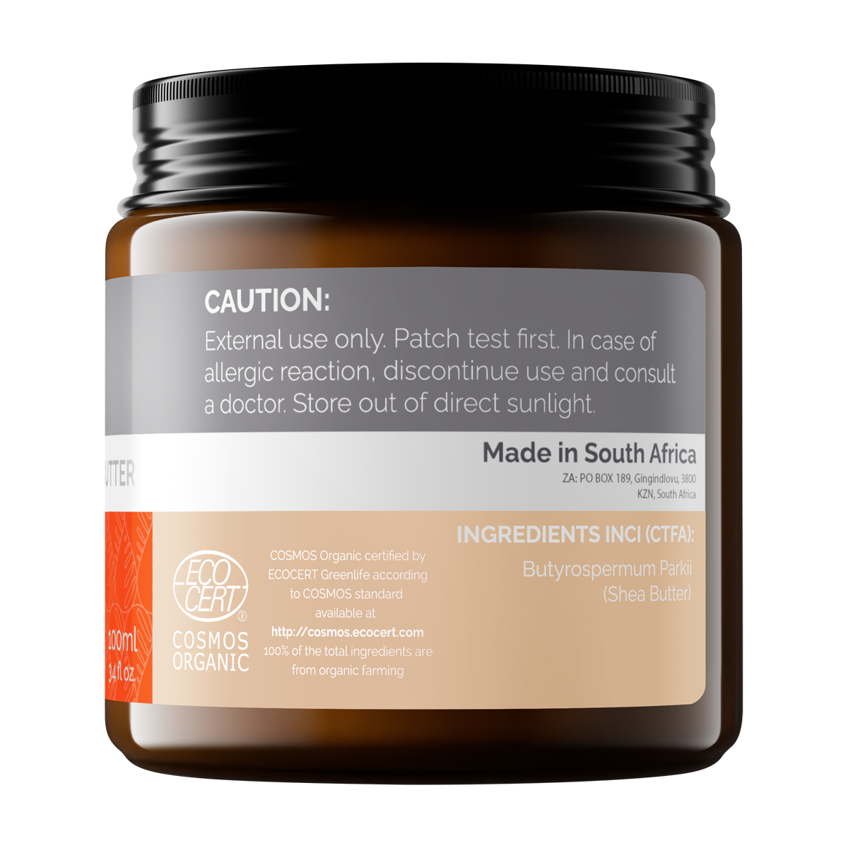 Organic Shea Butter 100ml