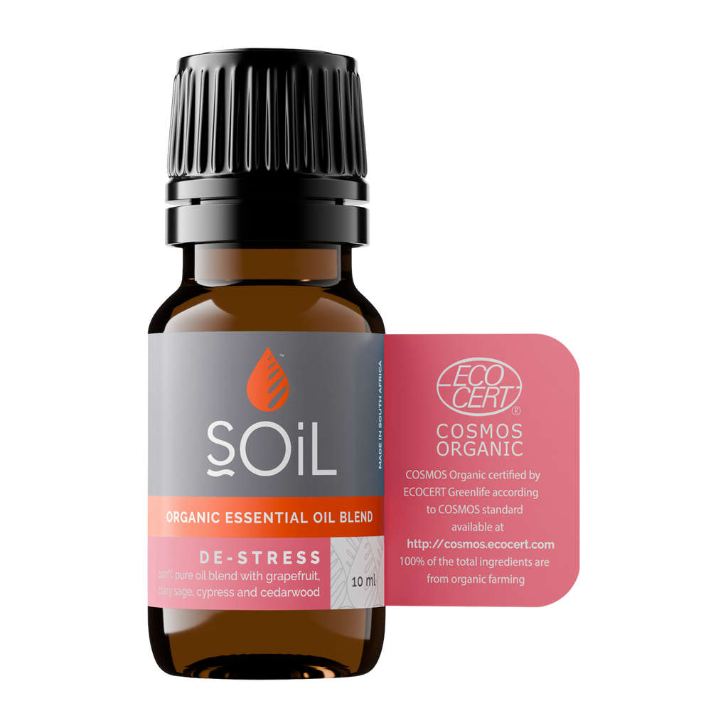 De-Stress - Organic Essential Oil Blend 10ml