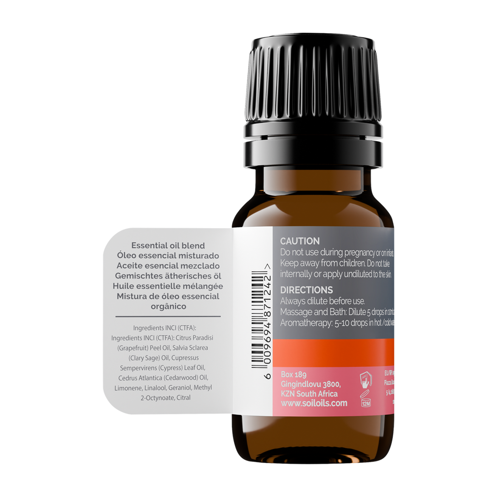 De-Stress - Organic Essential Oil Blend 10ml